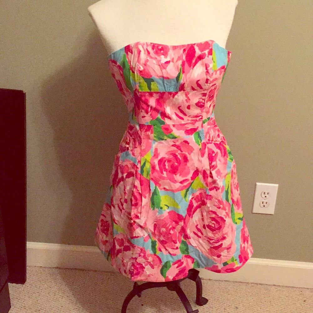 Lilly Pulitzer strapless